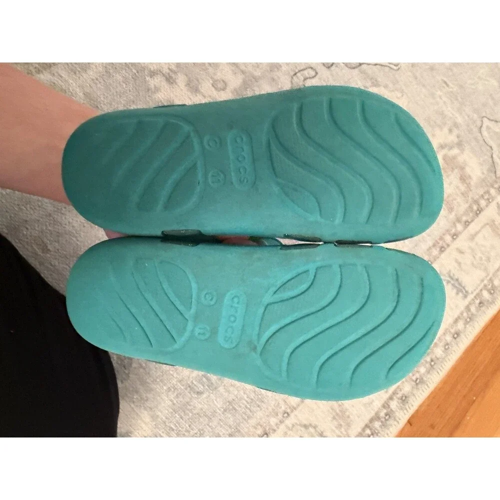 Crocs Kids Princess Ariel Little Mermaid Jelly Isabella  Sandal Size 11
